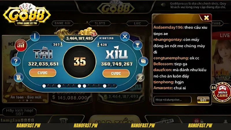 Kinh nghiệm hướng dẫn cách chơi Tài xỉu Go88