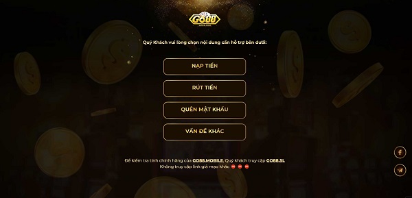 Những mục hỗ trợ người chơi cần lưu ý khi tham gia Go88
